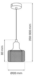 Lustră pe cablu LUMI 1xG9/8W/230V