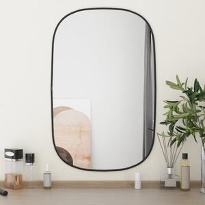 Oglindă de perete, negru, 70x45 cm