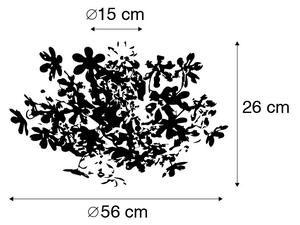 Plafoniera crom 56 cm - Fiore