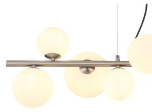 Lustră LED pe cablu RIHA 9xG9/3W/230V crom Globo 56140-9H