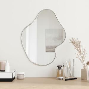 Oglindă de perete, argintiu, 50x40 cm