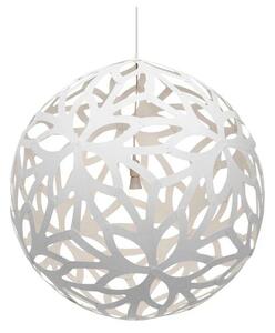 Floral Lustră Pendul Ø80 White 2 Sides - David Trubridge