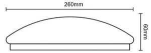 Plafonieră LED cu senzor OPAL LED/12W/230V