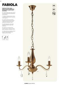 Lampă de perete FABIOLA 2xE14/28W/230V Redo 02-710