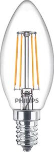 Bec LED 4,3W Glass Candle (470lm) E14 - Philips