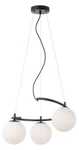 Lustră pe cablu VOLLEY 3xE14/28W/230V negru Redo 01-2716