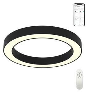 Plafonieră LED dimabilă PASTEL LED/68W/230V 95 cm negru Tuya Immax NEO 07210L + telecomandă