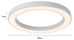 Plafonieră LED dimabilă PASTEL LED/68W/230V 95 cm alb Tuya Immax NEO 07213L + telecomandă