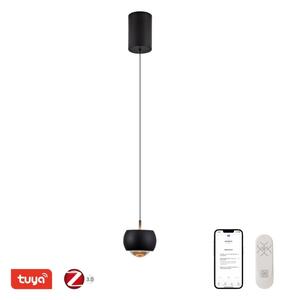 Lustră LED dimabilă Immax NEO 07219L DORMINE 6W/230V negru mat Tuya + telecomandă