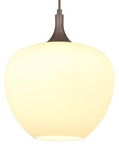 Lustră pe cablu MAXY 1xE27/60W/230V alb/maro Globo 15548H1C
