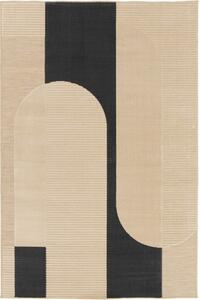 Covor Belgian, Rio 24503 352, Bej Negru, 160x230 cm 160 x 230