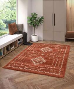Covor Belgian, Model Sherpa, 53309 016, Caramiziu, 120x170 cm 120 x 170