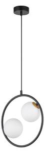 Lustră pe cablu AQUA 2xG9/12W/230V negru