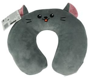 Perna de calatorie TRAVEL FRIENDS 33x25 cm plusata - mai multe culori Culoare: Gri