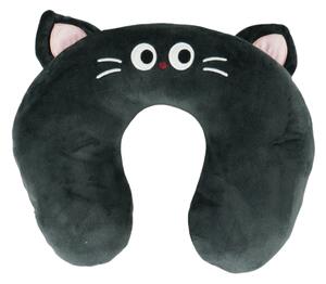 Perna de calatorie TRAVEL FRIENDS 33x25 cm plusata - mai multe culori Culoare: Negru