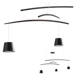 Lustră LED pe cablu LOLLI 3xLED/6W/230V negru Redo 01-1525