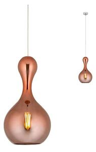 Lustră pe cablu LOB 1xE27/42W/230V d. 22 cm cupru Redo 01-2260