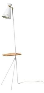Cone Lampadar w/Masă Clear White/Oak - Warm Nordic
