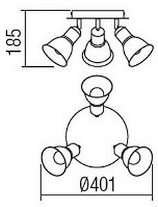 Spot OLAF 3xE14/12W/230V Redo 04-465