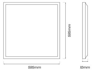 Panou LED/40W/230V 4000K 60x60 cm