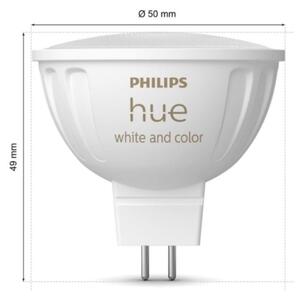 SET 2x bec LED RGBW dimabil Philips Hue WACA GU5,3/MR16/6,3W/12V