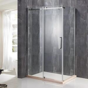Cabina De Dus Gal 80x120cm, Sticla Securizata 8mm, Profil Aluminiu Cromat, Usa Culisanta