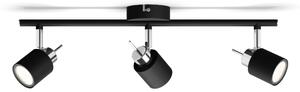 Spot MERANTI 3xGU10/35W/230V negru Philips