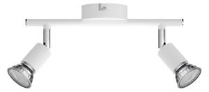 Spot LIMBALI 2xGU10/50W/230V alb Philips