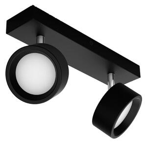 Spot LED BRACIA 2xLED/5,5W/230V negru Philips