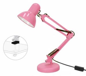 Lampă de masă AURIQ 1xE27/60W/230V roz