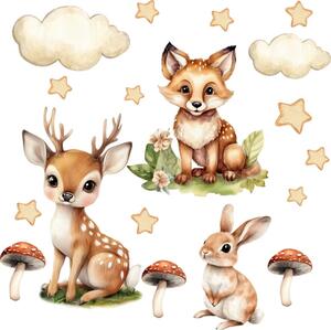 Abțibilduri luminoase magice pentru copii - animale de pădure Šírka: 30 cm | Dĺžka: 60 cm