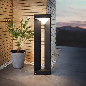 EGLO Lampă LED trotuar Nembro IP54 din aluminiu turnat, Negru, Metal, Modern