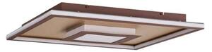 Pekela Square LED Plafonieră L60 Rust/Matt Gold - Lindby