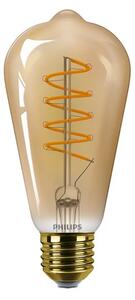 Bec LED 4W (250lm) Gold ST64 Dimmable E27 - Philips