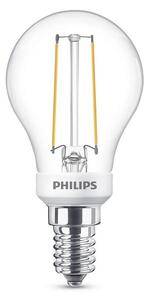 Bec LED 2,5W Glass Crown (340lm) Dimmable E14 - Philips