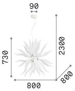 Lustră pe cablu Ideal Lux LEAVES 12xG9/40W/230V