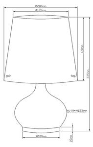 Lampă de masă ADE 1xG9/25W/230V + 1xE14/60W Fabas Luce 2533-34-102