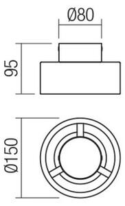 Plafonieră LED PUNKT LED/6W/230V alb Redo 01-3096