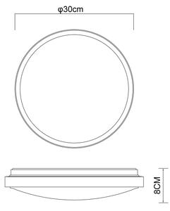 Plafonieră LED SAMMI LED/12W/230V 3000/4500/6000K Globo 41766-12