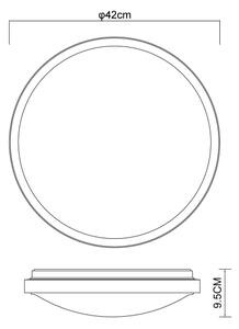 Plafonieră LED SAMMI LED/24W/230V 3000/4500/6000K Globo 41766-24