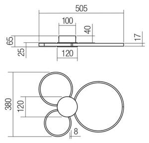 Plafonieră LED ATOM LED/20W/230V Redo 01-3105