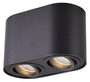 Spot RONDOO 2xGU10/50W/230V negru Zuma Line ACGU10-191-N