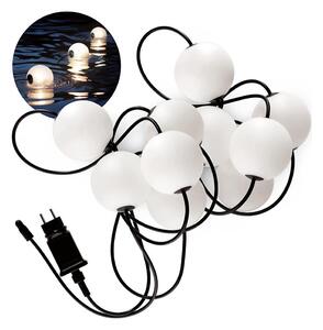Lanț LED decorativ de exterior 10xLED/0,8W/230V IP67 7,7 m