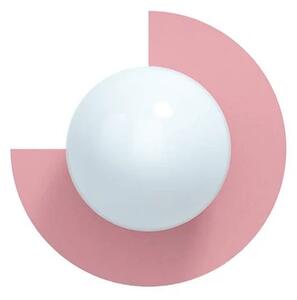 Candy Big Circle 270 L Aplică de Perete Bubblegum Pink - Swedish Ninja