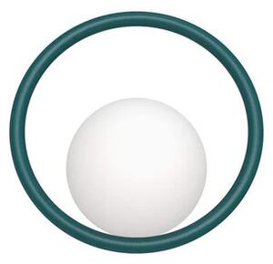 Hula Hoop Aplică de Perete HW Peacock Green - Swedish Ninja