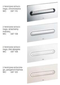 Viega Visign buton de spălare pentru WC alb 597108