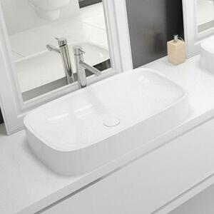 Hoesch LaSenia lavoar 70x40 cm ovale de blat alb mat 4522.013