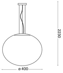 Ideal lux - Lampa suspendata 1xE27/60W/230V