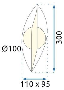 Lampa de perete LED G031-W Gold