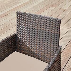 Set mobilier de gradina, Songmics, Maro, 58x49x85 cm